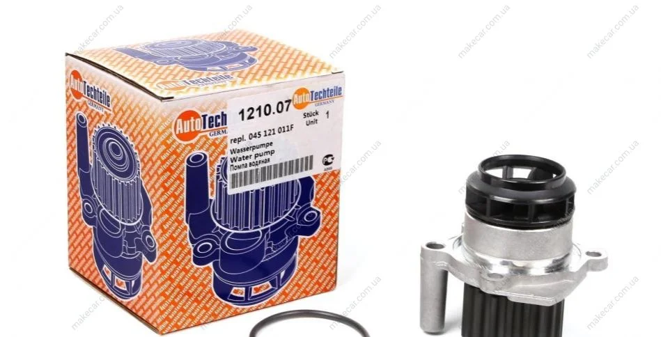 <strong>Водяний насос Caddy III/T5/Octavia/Fabia/Golf V/Passat 1.4/1.9TDI/2.0SDI AUTOTECHTEILE 312 1007 (фото 1)</strong>