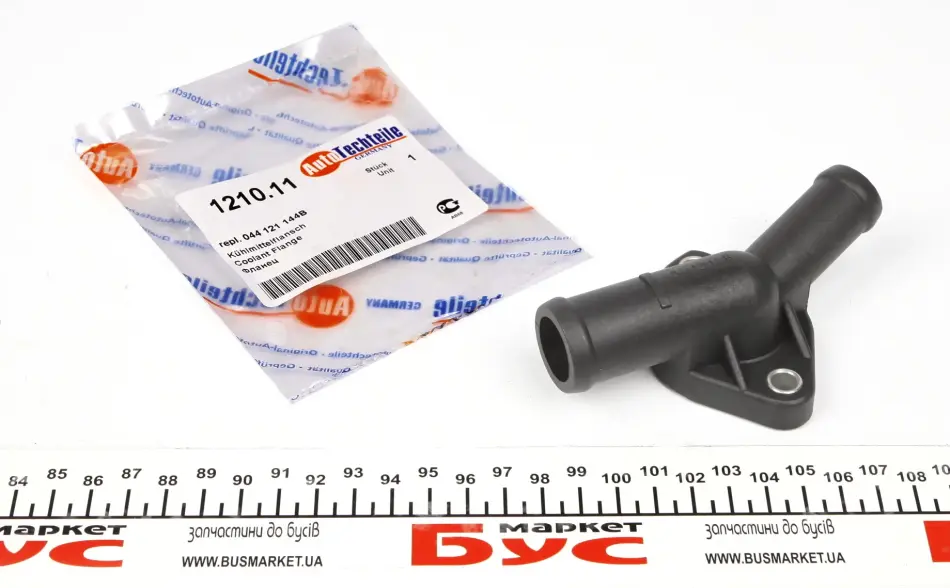 <strong>Фланець системи охолодження VW T4 2.0/1.9 TD -03 AUTOTECHTEILE 312 1011 (фото 1)</strong>