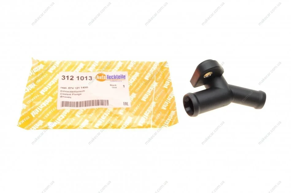 <strong>Фланець системи охолодження VW T4 2.5/2.4D AUTOTECHTEILE 312 1013 (фото 1)</strong>