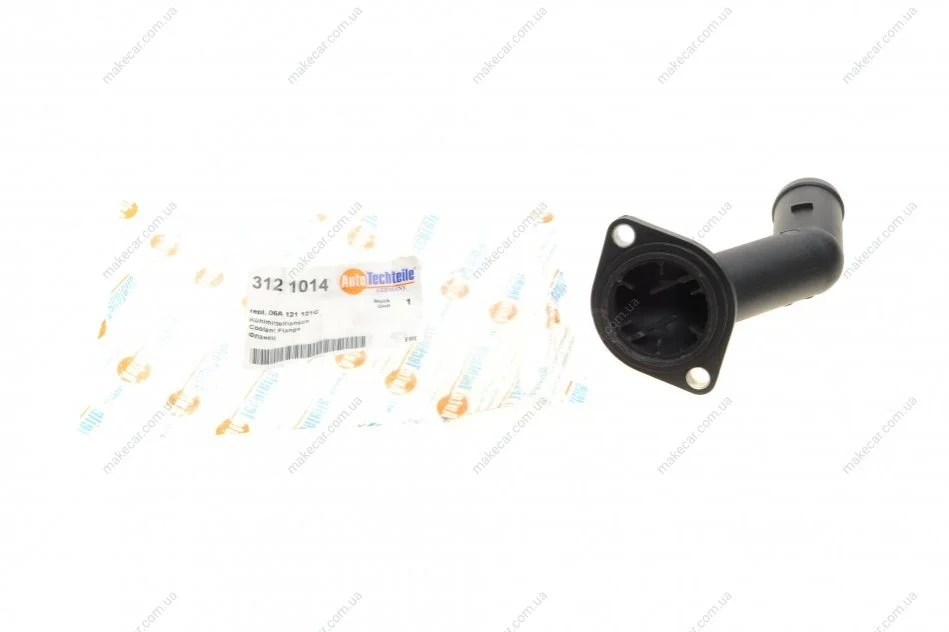 <strong>Фланець системи охолодження VW T5 2.0/1.9TDI AUTOTECHTEILE 312 1014 (фото 1)</strong>