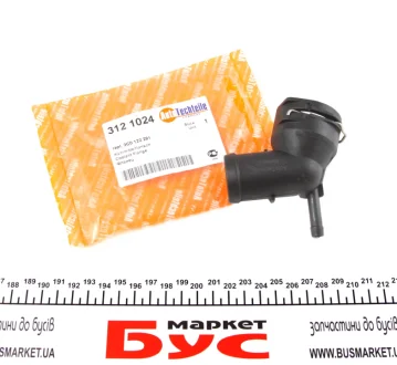 Фланець системи охолодження VW Caddy III 1.6-2.0 SDI 10-15 для Volkswagen, Skoda, Audi, Seat AUTOTECHTEILE 312 1024 фото товару