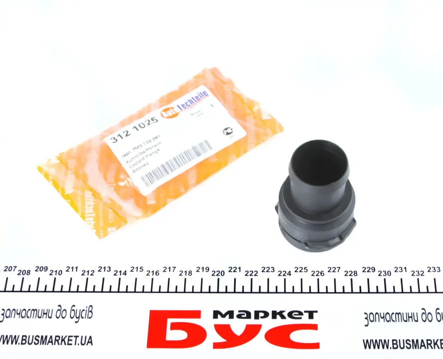 <strong>Фланець системи охолодження VW T5 2.5 TDI/ Caddy III 1.6/2.0 TDI/i AUTOTECHTEILE 312 1025 (фото 1)</strong>
