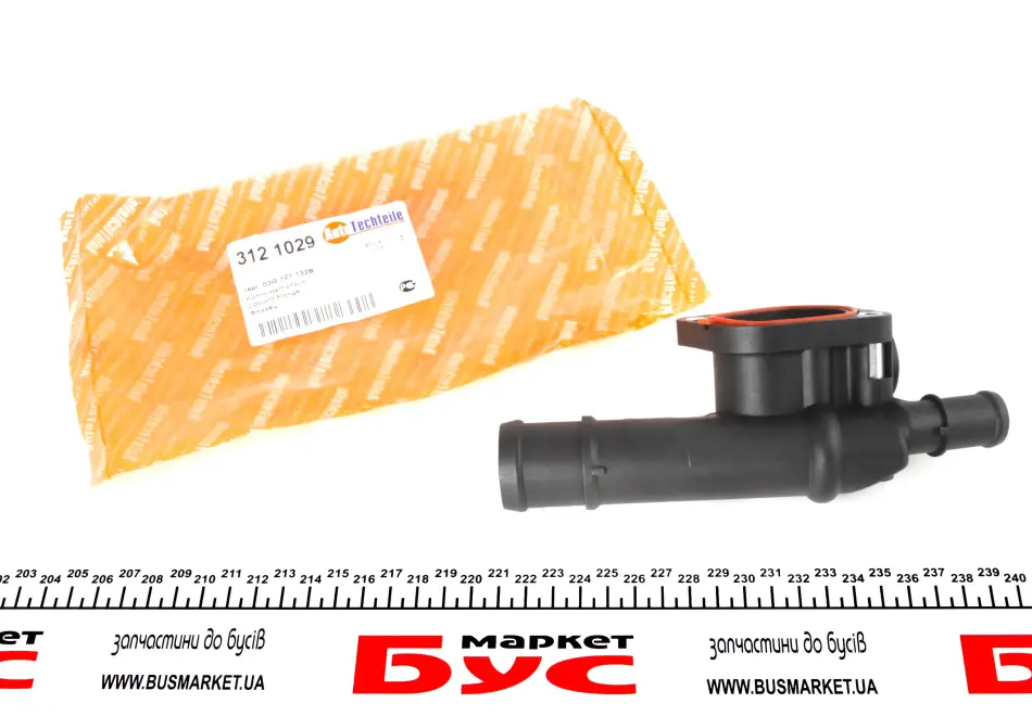 <strong>Фланець системи охолодження Caddy III 1.9/2.0TDI AUTOTECHTEILE 312 1029 (фото 1)</strong>
