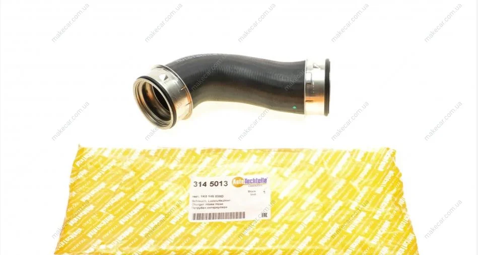 <strong>Патрубок інтеркулера Golf/Jetta/Passat 1.9-2.0 D 97-10 AUTOTECHTEILE 314 5013 (фото 1)</strong>