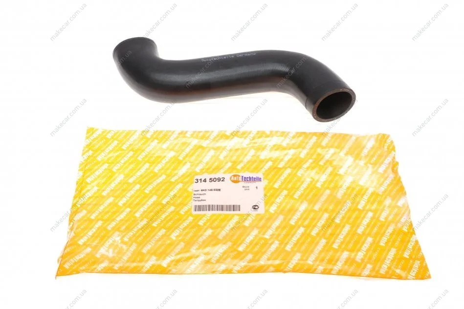 <strong>Патрубок інтеркулера VW Caddy 1.9 TDI 96- AUTOTECHTEILE 314 5092 (фото 1)</strong>