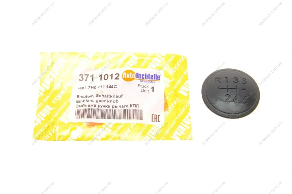 <strong>Емблема ручки важеля КПП AUTOTECHTEILE 371 1012 (фото 1)</strong>
