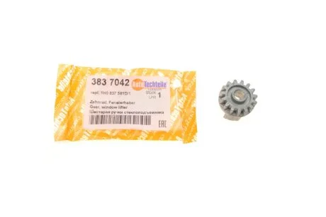 Шестерня ручки склопідйомника для Seat, Volkswagen, Ford, Skoda AUTOTECHTEILE 383 7042 фото товару