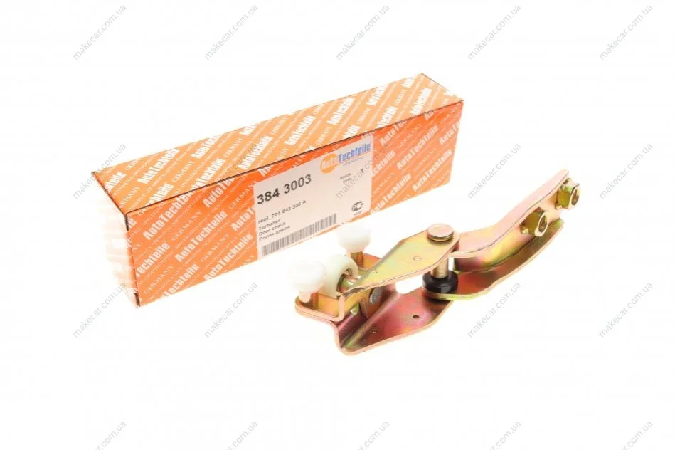 <strong>Ролик дверей (боковий/середній) VW T4 (з кронштейном) AUTOTECHTEILE 384 3003 (фото 1)</strong>