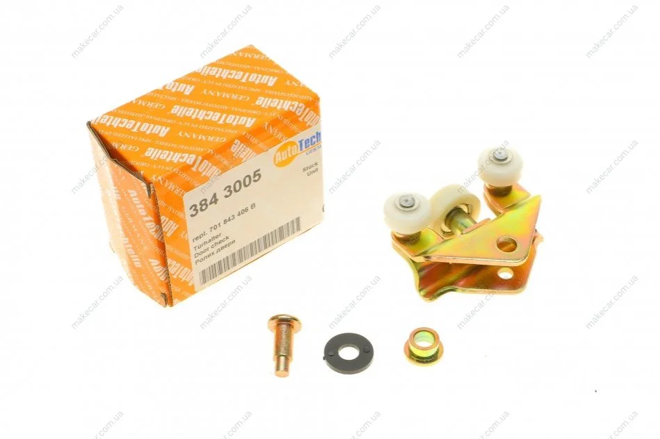 <strong>Ролик дверей (боковий/нижній) VW T4 (без кронштейна) AUTOTECHTEILE 384 3005 (фото 1)</strong>