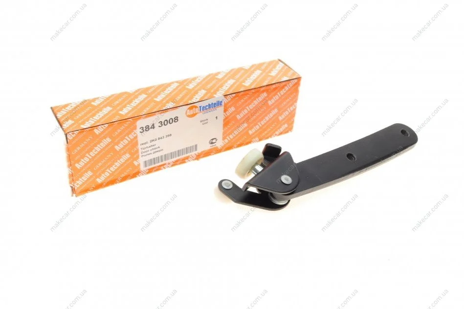<strong>Ролик дверей (боковий/нижній) VW Caddy 03- (R) (з кронштейном) AUTOTECHTEILE 384 3008 (фото 1)</strong>