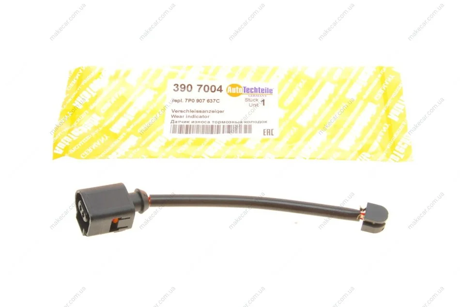 <strong>Датчик гальмівних колодок Touareg/Cayenne/Panamera 10- зад. AUTOTECHTEILE 390 7004 (фото 1)</strong>