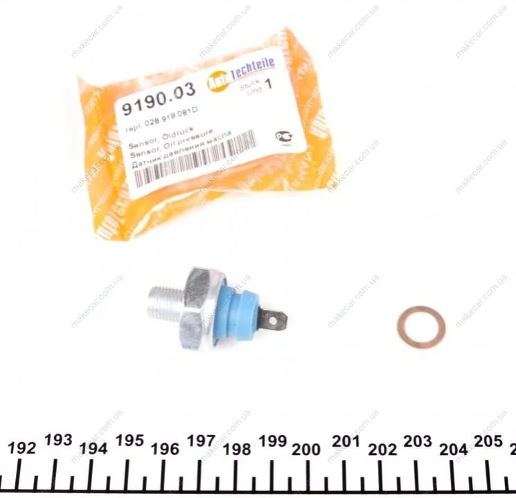 <strong>Датчик тиску оливи VW T4/LT (синій) AUTOTECHTEILE 391 9003 (фото 1)</strong>