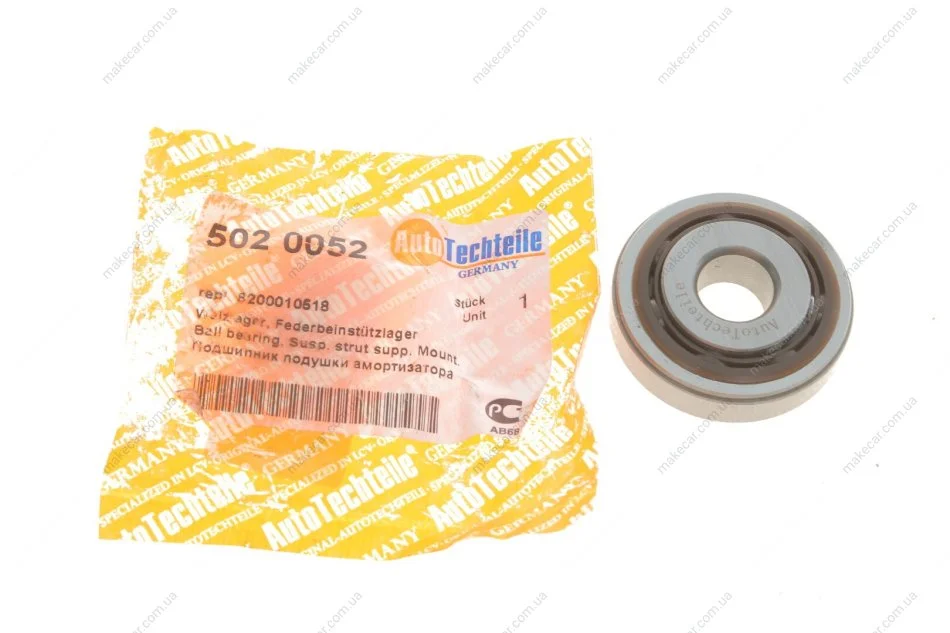<strong>Підшипник амортизатора опорний Renault Trafic 01- AUTOTECHTEILE 502 0052 (фото 1)</strong>