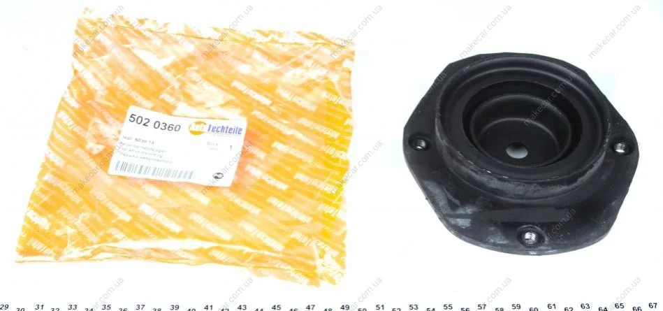 <strong>Подушка амортизатора (переднього) Peugeot Partner/Citroen Berlingo 96-15 AUTOTECHTEILE 502 0360 (фото 1)</strong>