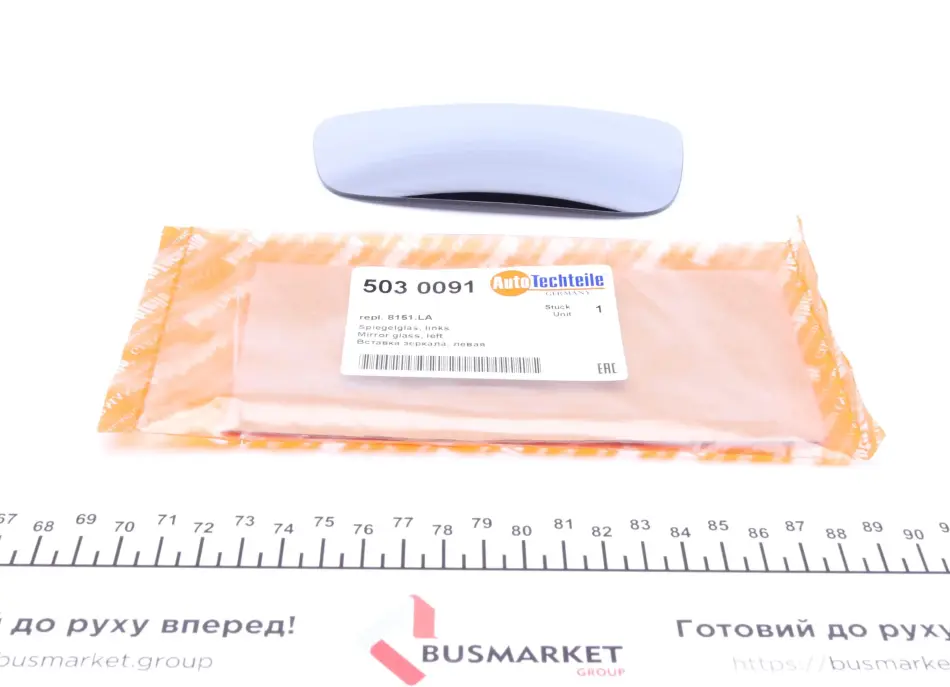 <strong>Вставка дзеркала, ліва AUTOTECHTEILE 503 0091 (фото 1)</strong>