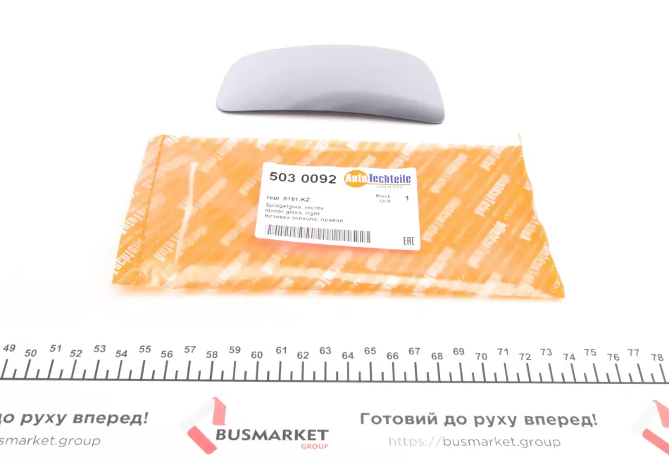 <strong>Вставка дзеркала, права AUTOTECHTEILE 503 0092 (фото 1)</strong>