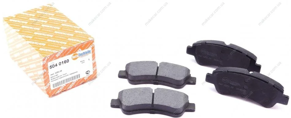 <strong>Колодки гальмівні (передні) Citroen Berlingo 03- AUTOTECHTEILE 504 0160 (фото 1)</strong>