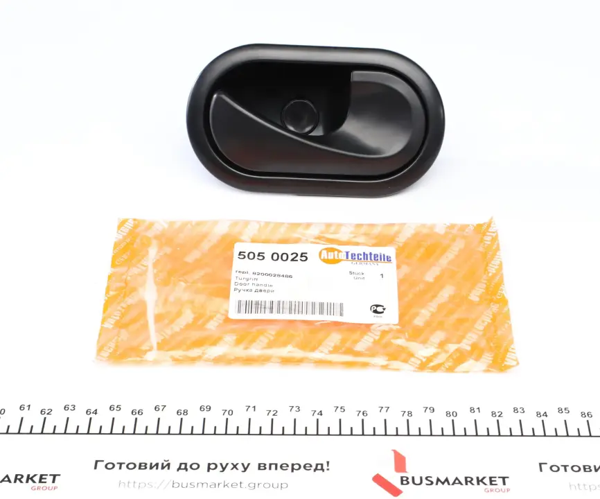 <strong>Ручка дверей (передньої/всередені) (R) Renault Master 10-/Kangoo 08- AUTOTECHTEILE 505 0025 (фото 1)</strong>