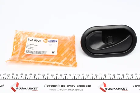 Ручка дверей ліва для Dacia, Renault, Opel, Nissan AUTOTECHTEILE 505 0026 фото товару