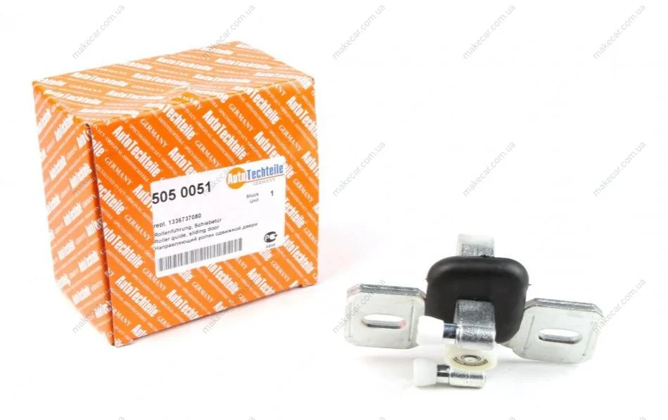 <strong>Ролик дверей (боковий/середній) Fiat Ducato/Peugeot Boxer 02-06 (з кронштейном) AUTOTECHTEILE 505 0051 (фото 1)</strong>
