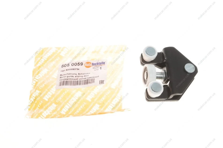 <strong>Ролик дверей (боковий/нижній) Renault Master/Opel Movano 98- (без кронштейна) AUTOTECHTEILE 505 0059 (фото 1)</strong>