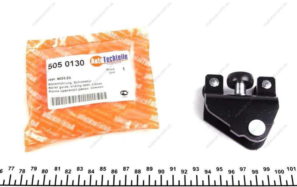 <strong>Ролик двери (боковой/нижний) Citroen Berlingo/Peugeot Partner 08- (R) AUTOTECHTEILE 505 0130 (фото 1)</strong>