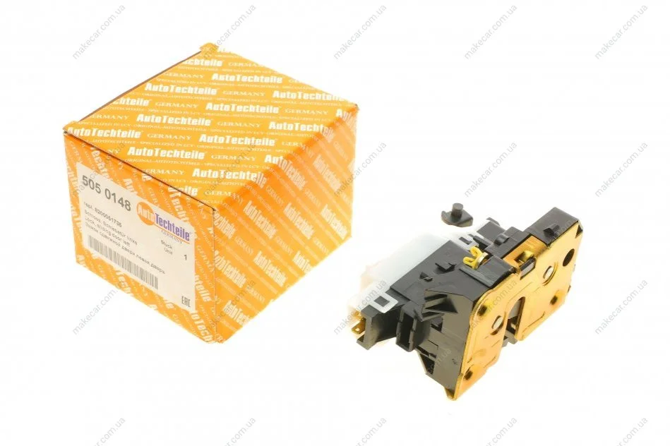 <strong>Замок дверей лівий боковий Renault Kangoo 97-07 (електричний) AUTOTECHTEILE 505 0148 (фото 1)</strong>