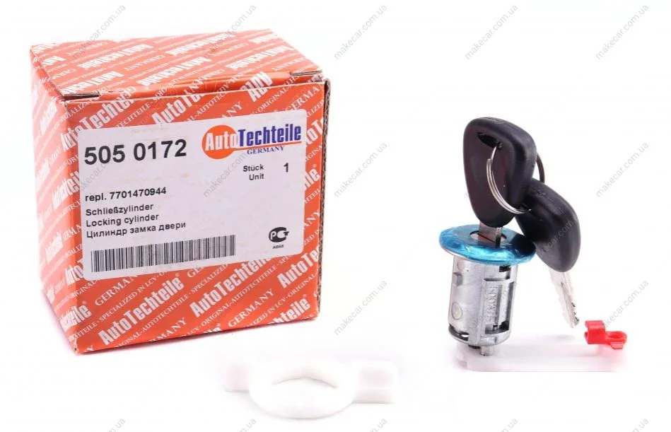 <strong>Сердцевина замка дверей Renault Master 03-09 (заднього) AUTOTECHTEILE 505 0172 (фото 1)</strong>