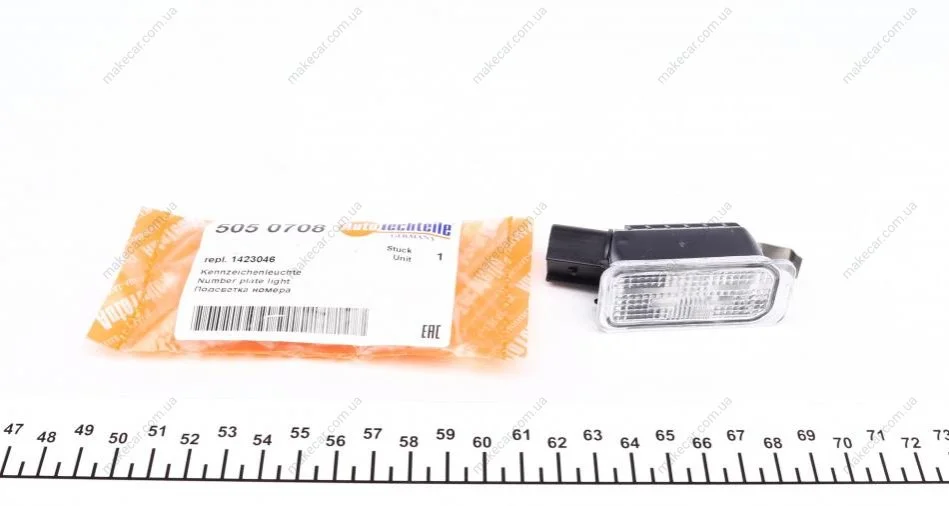 <strong>Ліхтар освітлення номера (заднього) Ford Transit 13- AUTOTECHTEILE 505 0708 (фото 1)</strong>