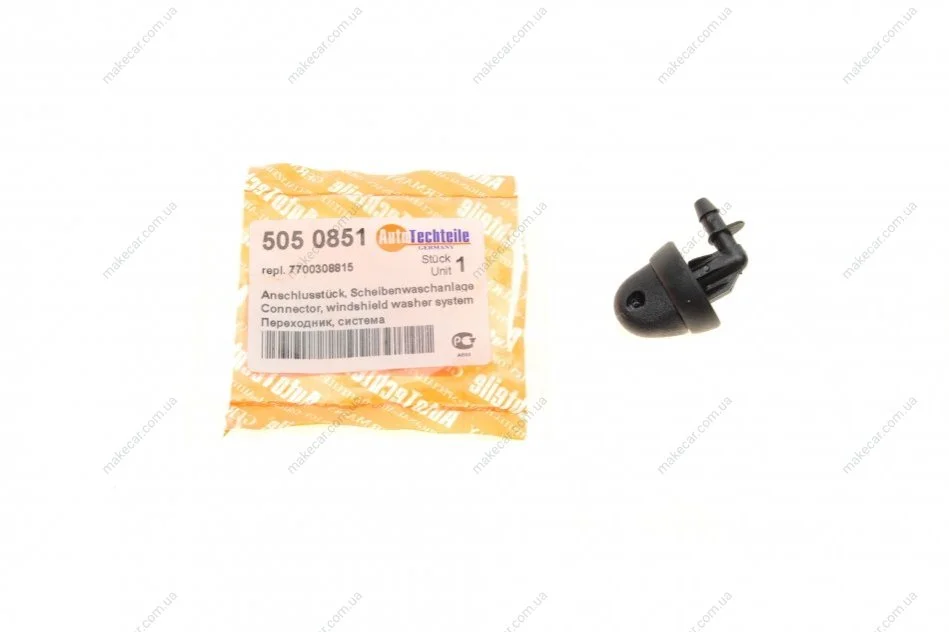 <strong>Форсунка омивача (задня) Renault Kangoo 97>07 AUTOTECHTEILE 505 0851 (фото 1)</strong>