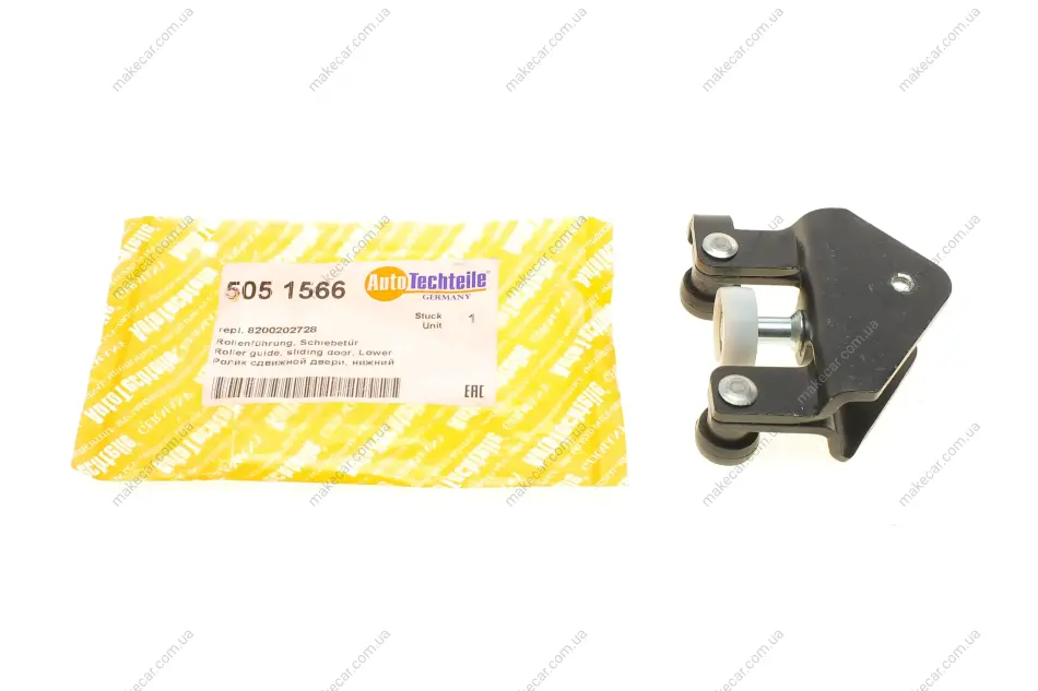 <strong>Ролик зсувних дверей, нижній AUTOTECHTEILE 505 1566 (фото 1)</strong>