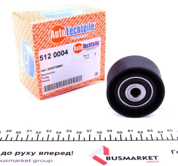 Ролик натяжний, 2.0DCI 06- (60x30x10) для Vauxhall, Opel, Nissan, Renault AUTOTECHTEILE 512 0004 фото товару