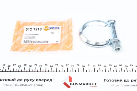 Хомут глушника для Renault, Citroen, Hyundai, Peugeot, Dacia AUTOTECHTEILE 512 1218 фото товару