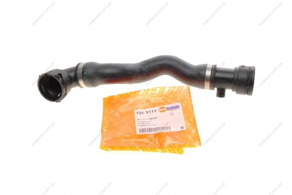 <strong>Патрубок радіатора BMW 5 (E39) 2.0-2.8 95-04 AUTOTECHTEILE 700 1111 (фото 1)</strong>