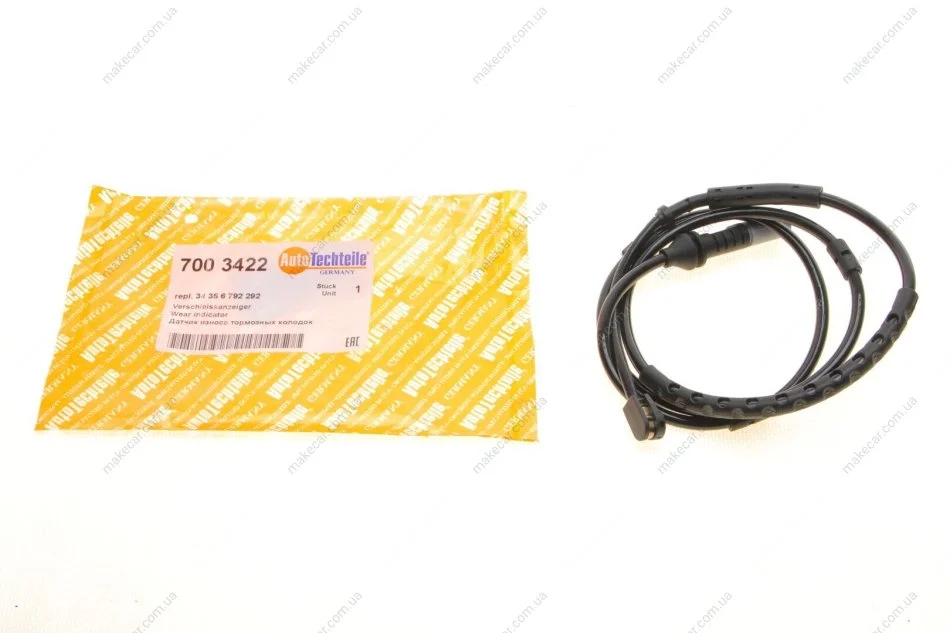 <strong>Датчик зносу гальмівних колодок задній AUTOTECHTEILE 700 3422 (фото 1)</strong>
