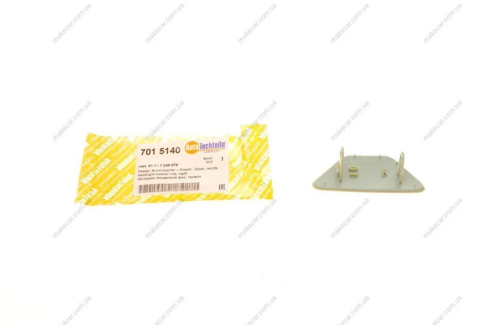 <strong>Заглушка омивача фар, права AUTOTECHTEILE 701 5140 (фото 1)</strong>