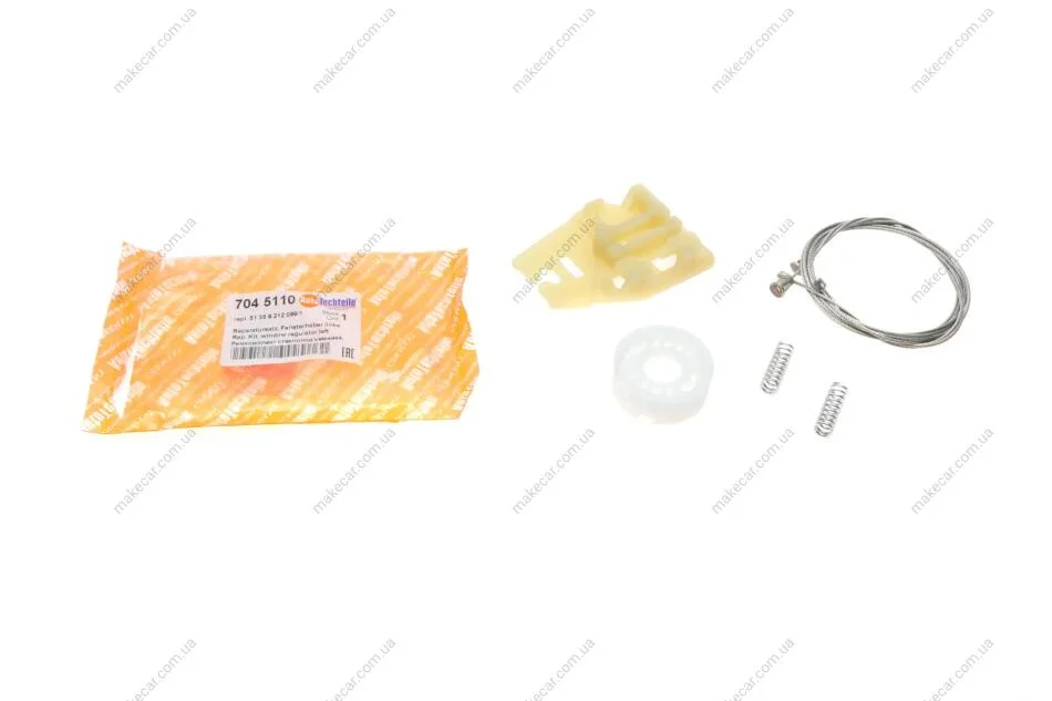 <strong>Ремкомплект склопідйомника, лівий AUTOTECHTEILE 704 5110 (фото 1)</strong>