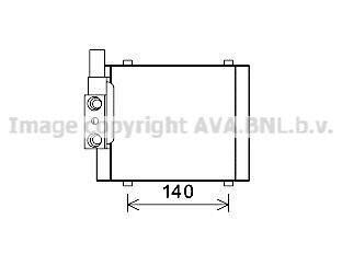 AVA AUDI Оливний радіатор A6 C5 2.4-3.0 01- (автомат) AVA COOLING AI3325 фото товару