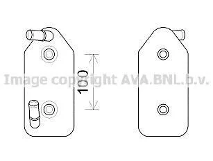 Радіатор масляний КПП Audi A3 (97-)/Seat Ibiza (99-)/Skoda Octavia (97-)/WV Golf (98-)  AVA для AVA COOLING AI3356 фото товару