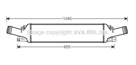Інтеркулер AUDI (вир-во AVA) для Audi AVA COOLING AI4294 фото товару