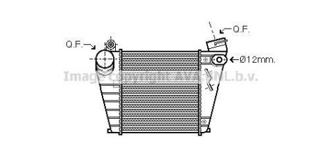 AVA VW Інтеркулер GOLF IV 1.9 00-, SKODA, AUDI, SEAT AVA COOLING AIA4200 фото товара