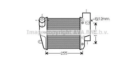Інтеркулер Audi A6 2.7D/3.0D 04-11(AVA) для Audi AVA COOLING AIA4302 фото товару