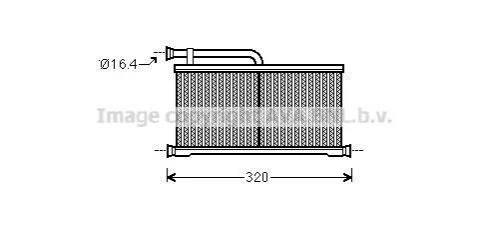 <strong>Радіатор опалювача салону AVA AVA COOLING AIA6397 (фото 1)</strong>