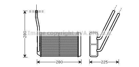 <strong>AVA LAND ROVER радіатор обігрівача салону FREELANDER I 1.8 16V 4x4 AVA COOLING AU6195 (фото 1)</strong>