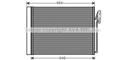 <strong>Радіатор кодиціонера AVA COOLING AUA5211D (фото 1)</strong>