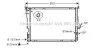 <strong>AVA BMW Радіатор охолодження двиг. X3 E83 2.5/3.0 03-10 AVA COOLING BW2343 (фото 1)</strong>