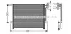 <strong>Радіатор кодиціонера AVA COOLING BW5203 (фото 1)</strong>