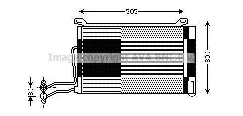<strong>Радіатор кондиціонера AVA COOLING BW5264D (фото 1)</strong>