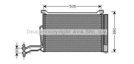 Радіатор кондиціонера для AVA COOLING BW5264D фото товару