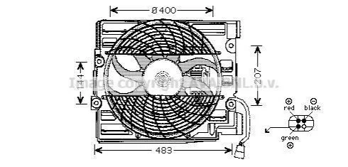<strong>Вентилятор (комплект) AVA COOLING BW7510 (фото 1)</strong>